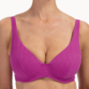Cyell Texture Viola PLUNGE BIKINITOP