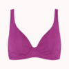 Cyell Texture Viola PLUNGE BIKINITOP