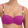 Cyell Texture Viola BANDEAU BIKINITOP ((enkel te koop als setje)