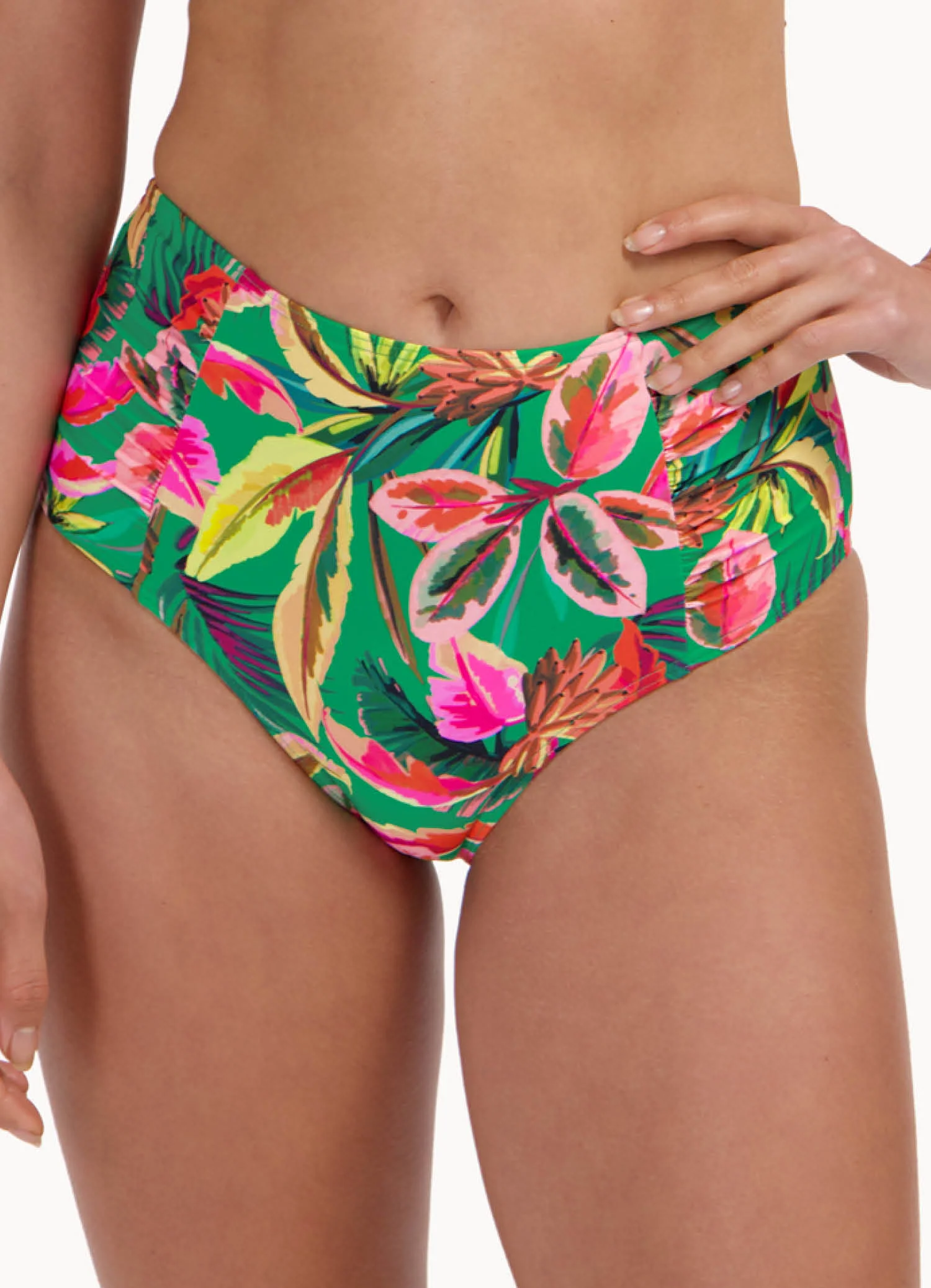Cyell Floral Forest Bikini slip hoge taille (enkel te koop als setje)