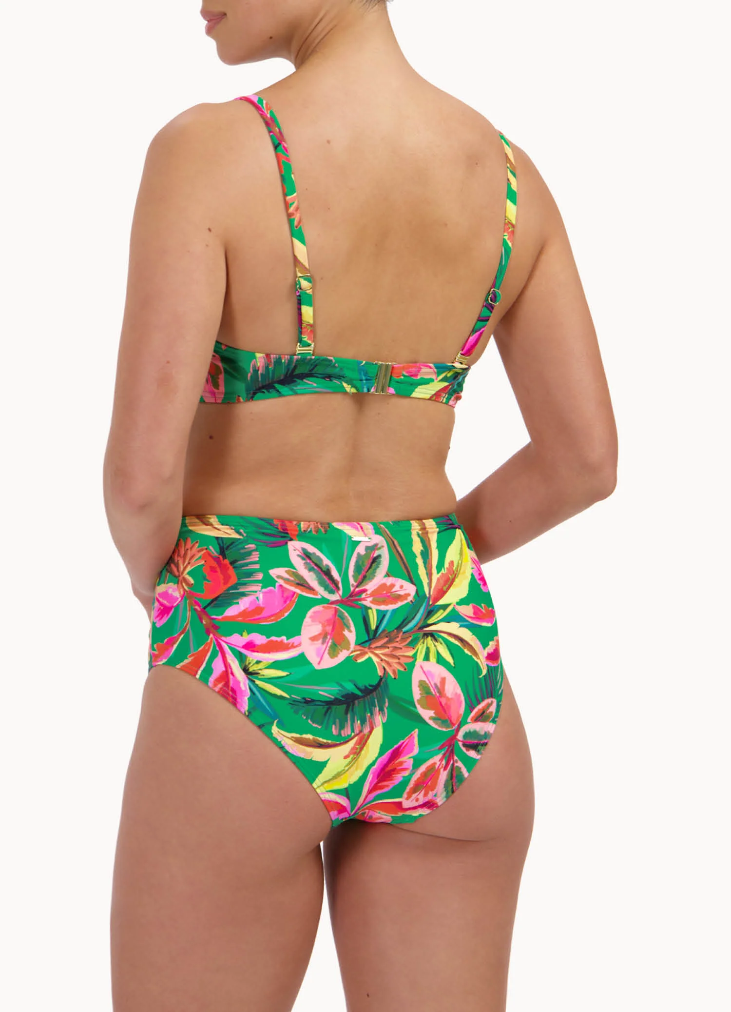 Cyell Floral Forest Bikini slip hoge taille