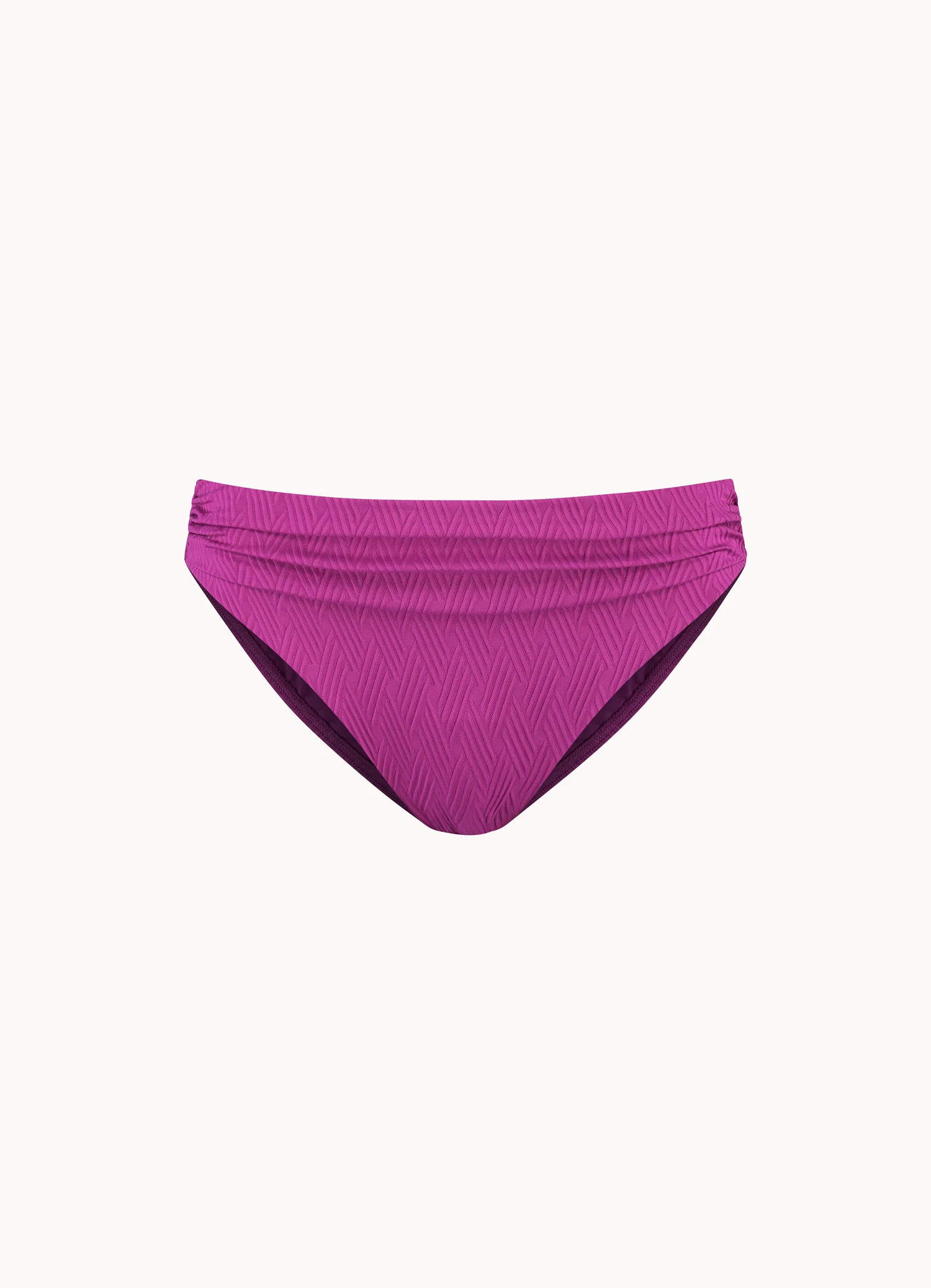 Cyell Texture Viola BIKINIBROEKJE MET PLOOIEN ((enkel te koop als setje)