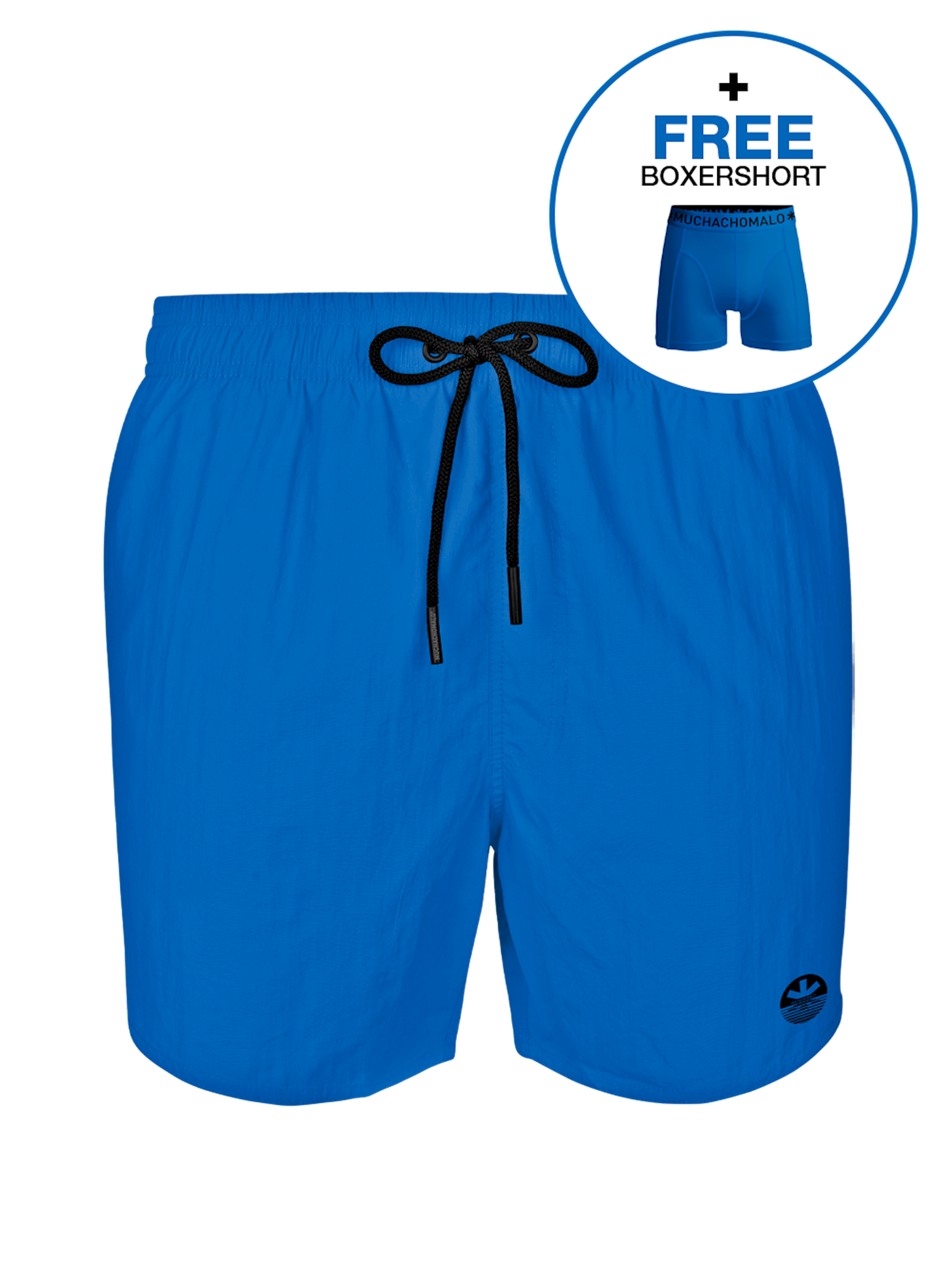 Zwemshort heren SOLID + GRATIS boxershort