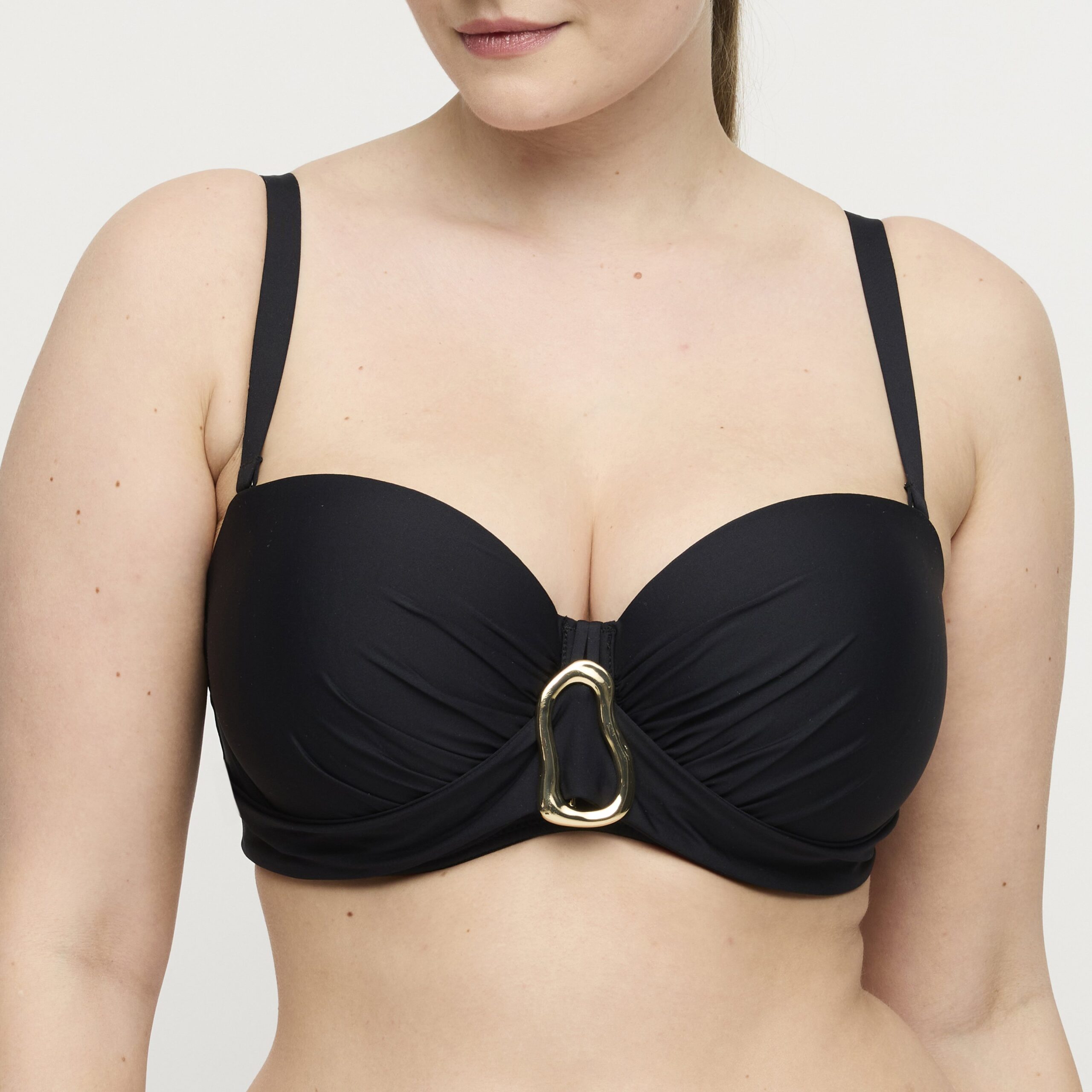 UVITA zwart voorgevormde bikini strapless