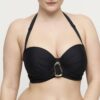 UVITA zwart voorgevormde bikini strapless