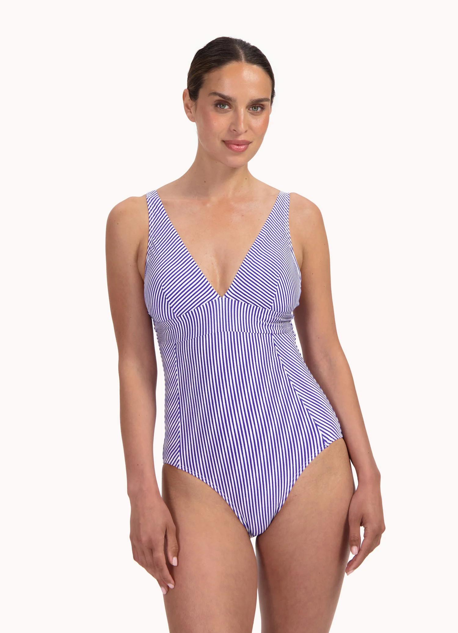 Cyell Seersucker V-HALS BADPAK