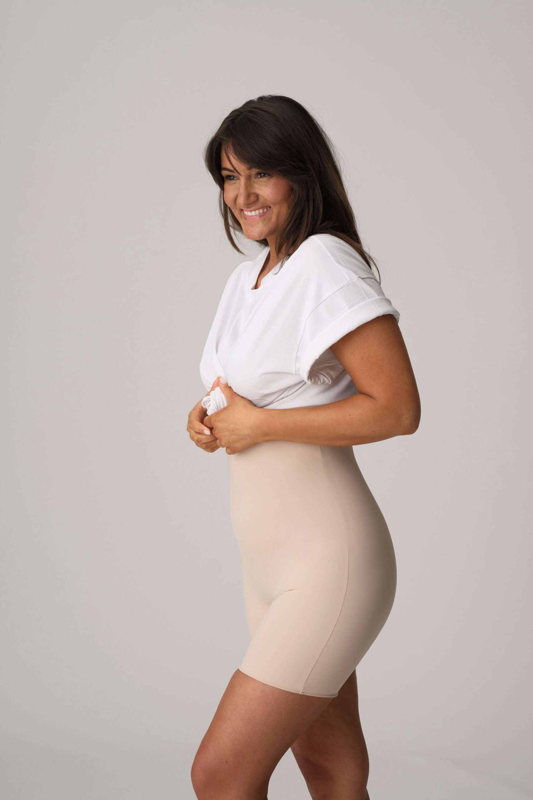 PERLE caffé latte corrigerende slip met pijpjes PERLE caffé latte corrigerende slip met pijpjes