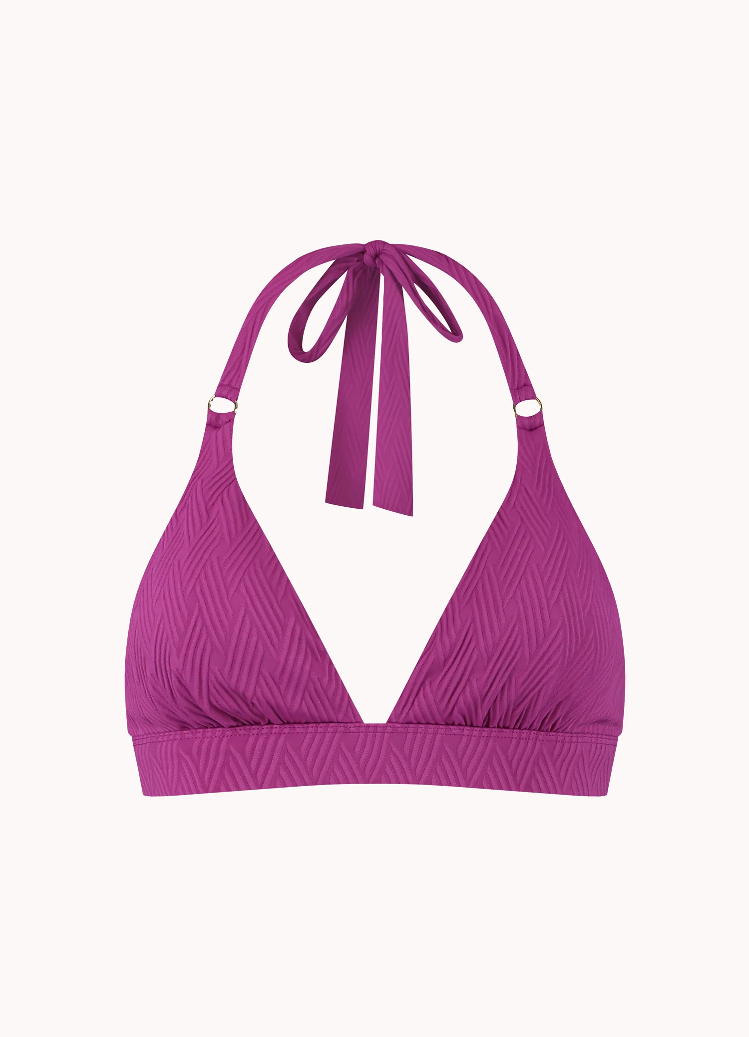 Cyell Texture Viola HALTER BIKINITOP padded (enkel te koop als setje)
