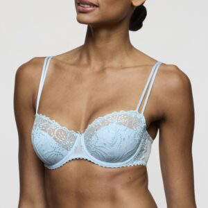 JANE Milky Blue balconette halve mousse cups