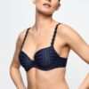 AVERO velvet blue push-up bh