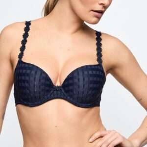 AVERO velvet blue push-up bh