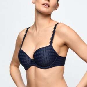 AVERO velvet blue push-up bh