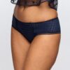 AVERO velvet blue hotpants