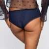 AVERO velvet blue hotpants