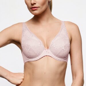 SOLENE gardenia rose voorgevormde plunge bh