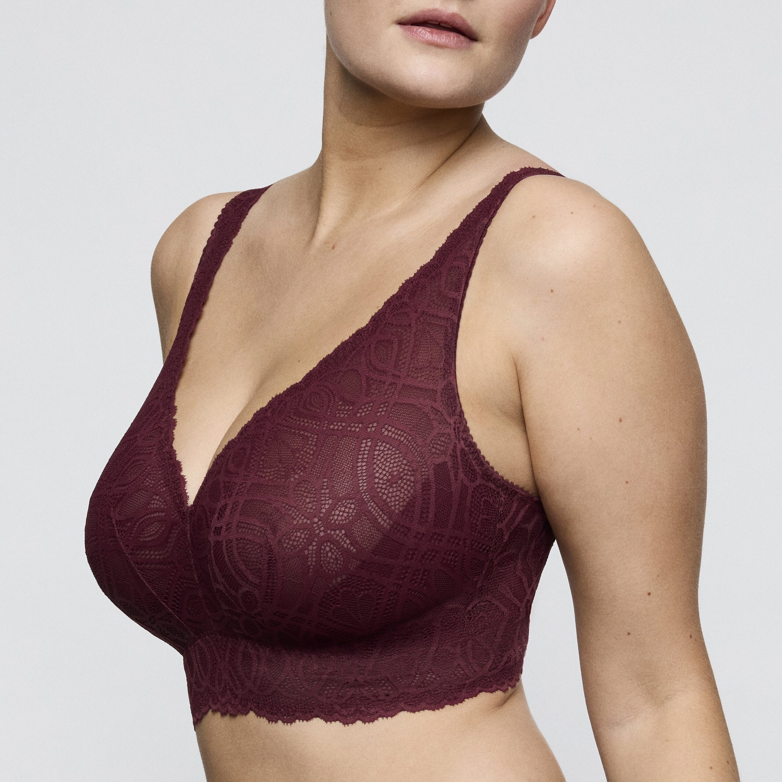 SALERNO evening red bralette