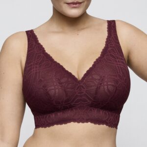SALERNO evening red bralette