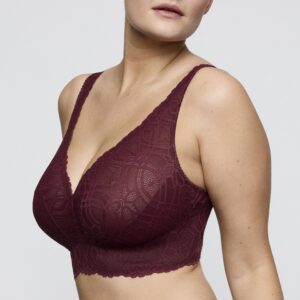 SALERNO evening red bralette