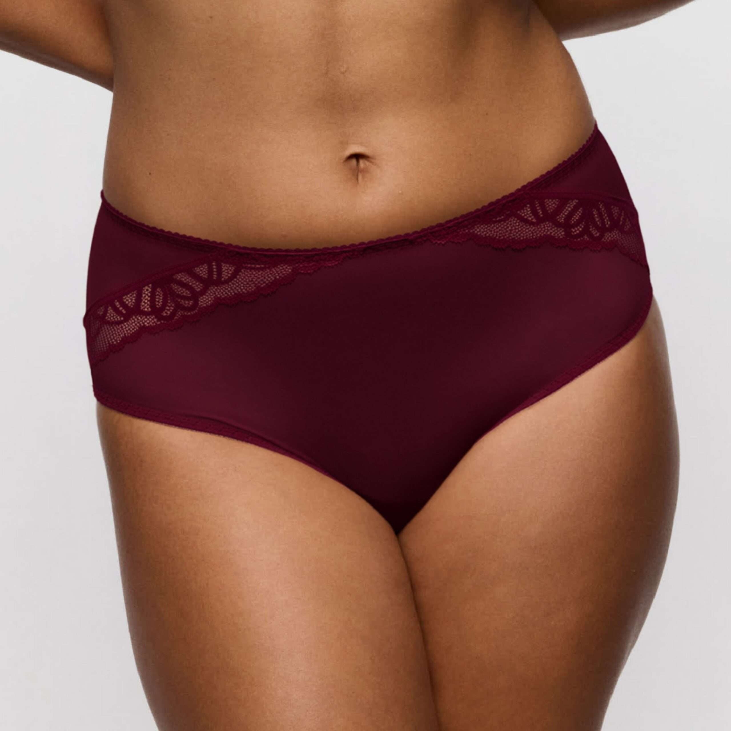 SALERNO evening red tailleslip