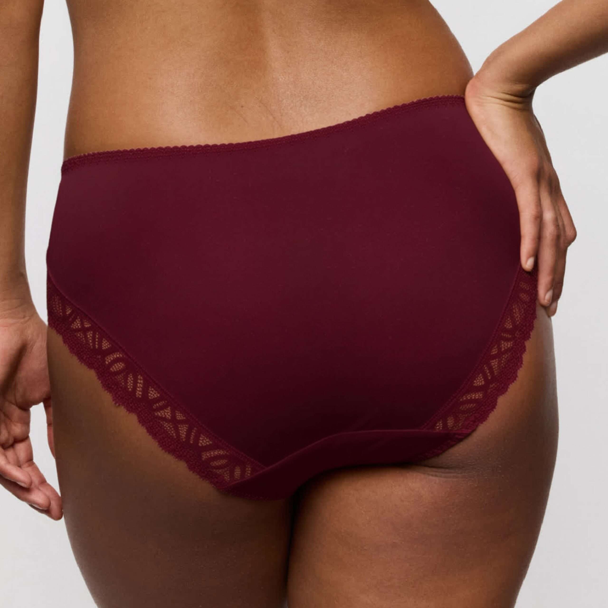 SALERNO evening red tailleslip