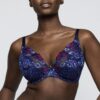 SAN ANGEL Water Blue plunge bh halve mousse cups