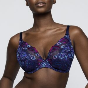 SAN ANGEL Water Blue plunge bh halve mousse cups