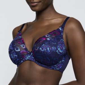 SAN ANGEL Water Blue plunge bh halve mousse cups