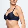 AVERO velvet blue volle cup spacer bh