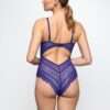CERINA velvet blue plunge body CERINA velvet blue plunge body