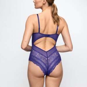 CERINA velvet blue plunge body