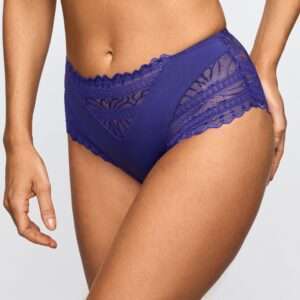 CERINA velvet blue tailleslip
