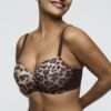 GIGANNI Leopard bloom voorgevormde balconette bh