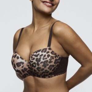 GIGANNI Leopard bloom voorgevormde balconette bh