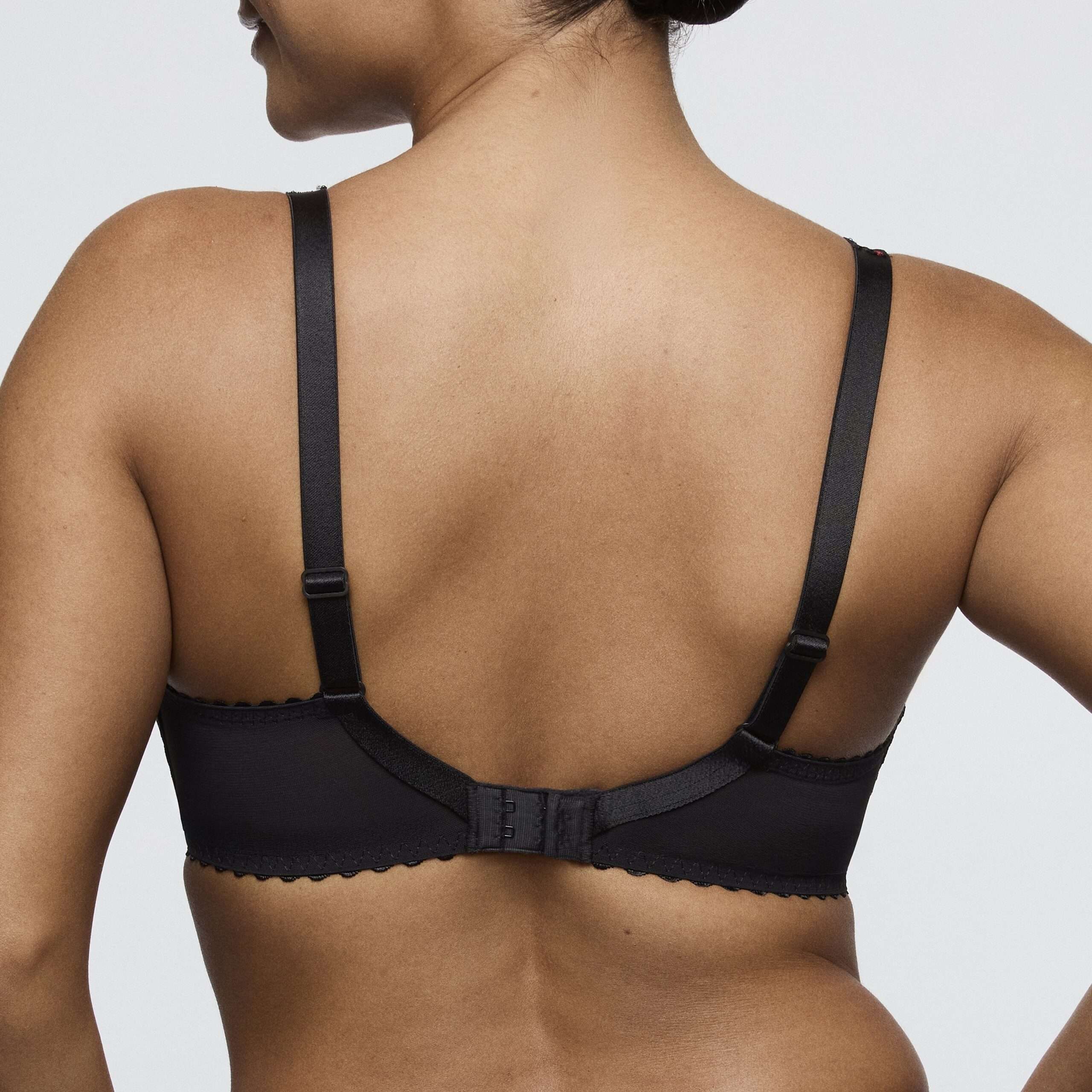 MIYARA Floral Eclipse plunge bh halve mousse cups MIYARA Floral Eclipse plunge bh halve mousse cups
