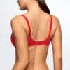 CYRILE true red voorgevormde plunge bh