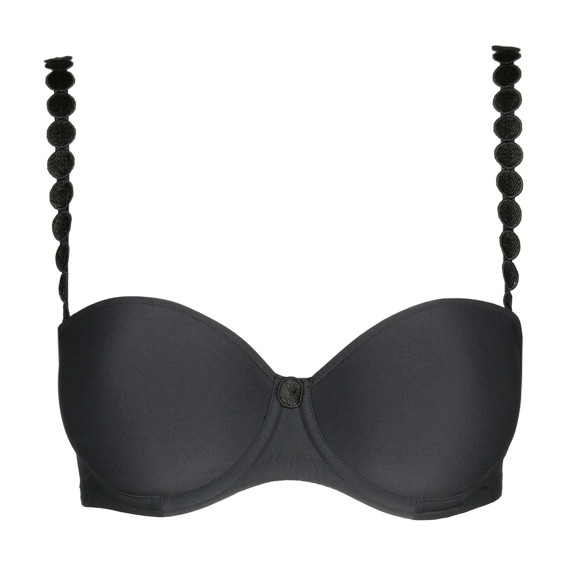 TOM charbon mousse bh - strapless TOM charbon mousse bh - strapless